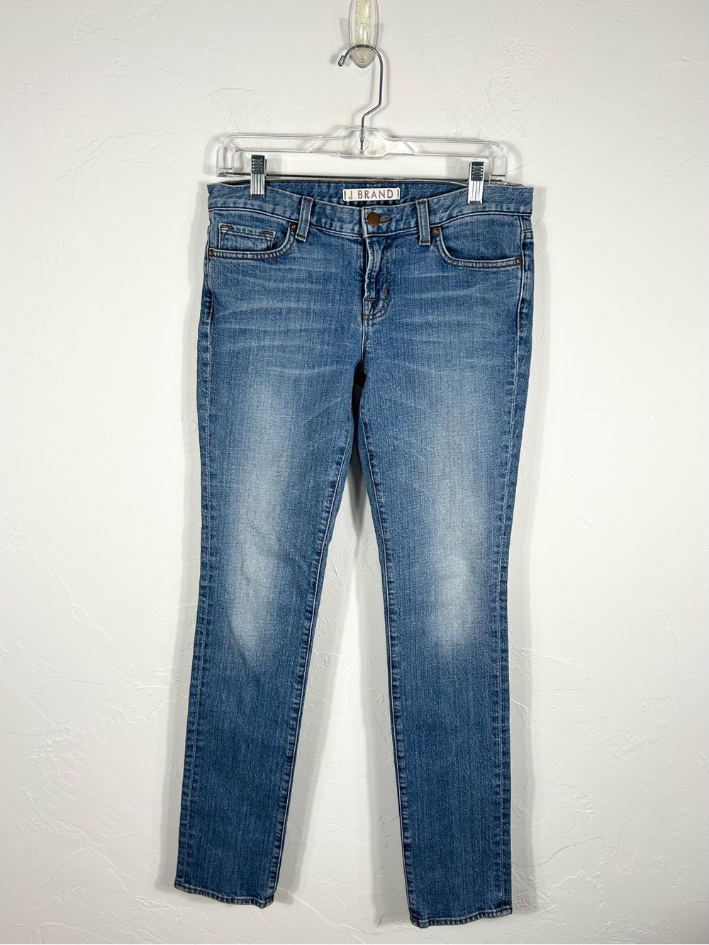 J Brand "The Pencil Leg" Jeans Low Rise Skinny Bonaroo Blue Wash Size 29
